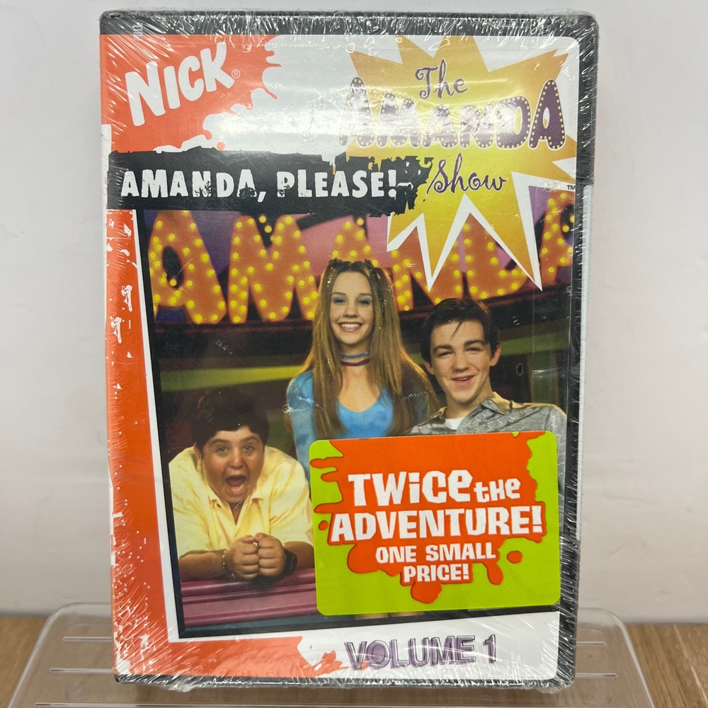 The Amanda Show Vol 1 & 2 DVD 2-Pack Nickelodeon Amanda Bynes Drake Josh NEW